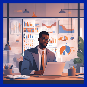 Fuelling the Modern Accounting Practice with Automation. Man sat at a desk working on his laptop