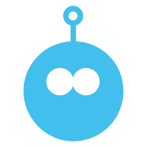 Bot Blogs - blue bot emblem