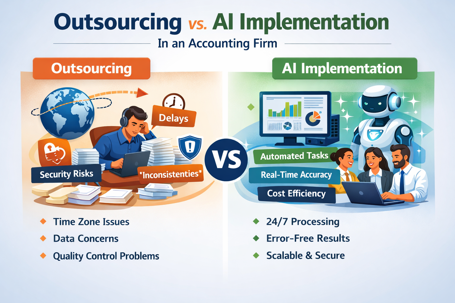 Outsourcing VS Automation: The Debate that Continues