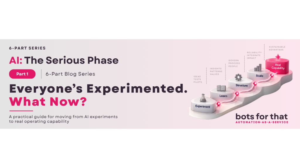 AI: The Serious Phase