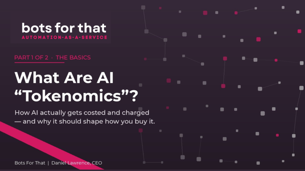 AI tokenomics